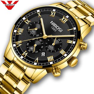 ĐỒNG HỒ NIBOSI Đồng hồ đồng hồ Nam Authentic FULL BOX - đồng hồ nam đẹp