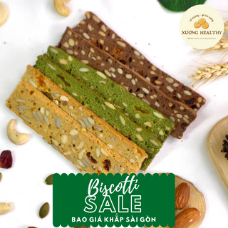 [GIÁ 1KG] Bánh biscotti nguyên cám, không đường, ăn kiêng giảm cân cực HOT