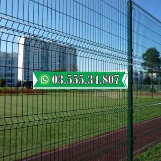 Hàng Rào Lưới Thép Mạ Kẽm, Hàng Rào Mạ Kẽm Nhúng Nóng D5 A50x150