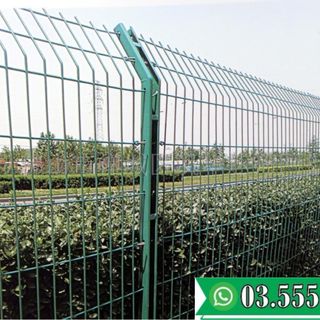 Hàng Rào Lưới Thép Mạ Kẽm, Hàng Rào Mạ Kẽm Nhúng Nóng D5 A50x150