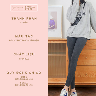 Quần Legging Nữ Dài Nâng Mông Cạp Cao Lynhuyen - 3 Màu - Q005