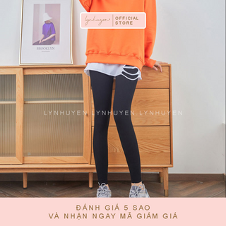 Quần Legging Nữ Dài Nâng Mông Cạp Cao Lynhuyen - 3 Màu - Q005