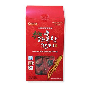 KẸO HỒNG SÂM 6 NĂM TUỔI HQ DẠNG HỘP 200G (thùng 30 hộp)