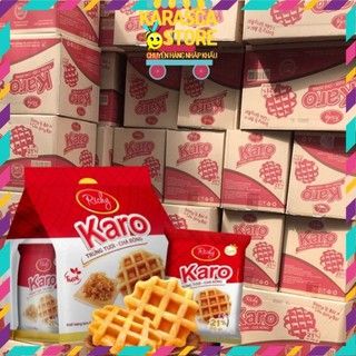 BÁNH TRỨNG CHÀ BÔNG TƯƠI KARO SỢI THỊT GÀ