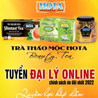 Trà HOTA đẹp da sáng da ngăn ngừa lão hóa 100% thiên nhiên vị ngọt nhẹ thanh tao giá sỉ