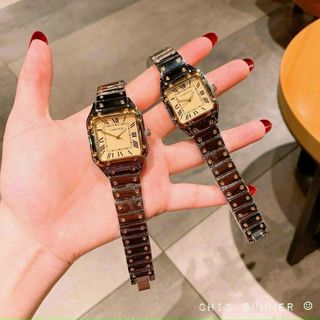 ĐỒNG HỒ CARTlER VUÔNG COUPLE HOT HOT