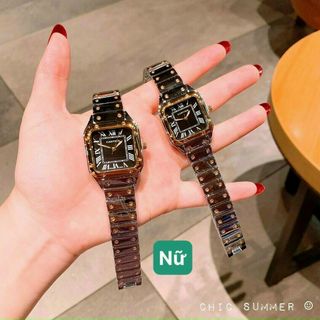 ĐỒNG HỒ CARTlER VUÔNG COUPLE HOT HOT