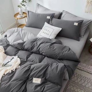 Bộ Chăn Ga Gối Cotton Tici Mới Nhất Cao Cấp Mềm Mịn CÓ VỎ CHĂN cho homestay, khách sạn, căn hộ, phòng trọ - KIMI DECOR