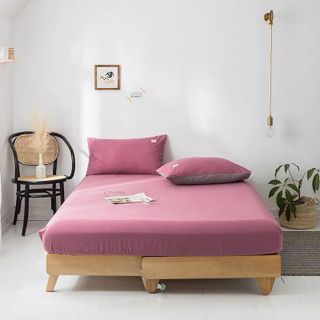 Sét Ga Gối Cotton Tici Phong Cách Hàn Quốc Mềm Mại Mịn CHƯA GỒM CHĂN - KiMi Decor