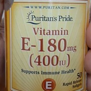 [ DATE 9.2022 ] Viên uống ĐẸP DA Puritan's Pride Vitamin E - 180mg (400IU) (Hộp)