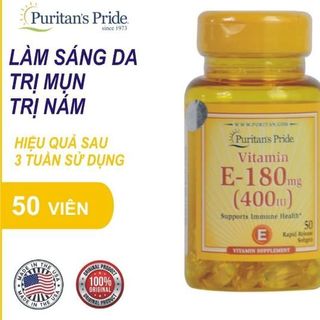 [ DATE 9.2022 ] Viên uống ĐẸP DA Puritan's Pride Vitamin E - 180mg (400IU) (Hộp)