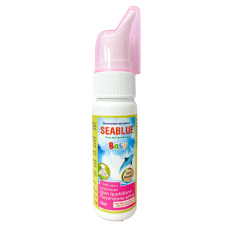 XỊT MŨI NƯỚC BIỂN CHO BÉ, VỆ SINH, LÀM SẠCH MŨI SEABLUE BABY 70ML - QUABLUE