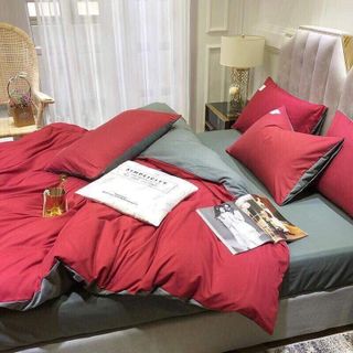 Bộ Chăn Ga Gối Cotton Tici Mới Nhất Cao Cấp Mềm Mịn CÓ VỎ CHĂN cho phòng trọ, homestay, khách sạn, căn hộ - KIMI DECOR