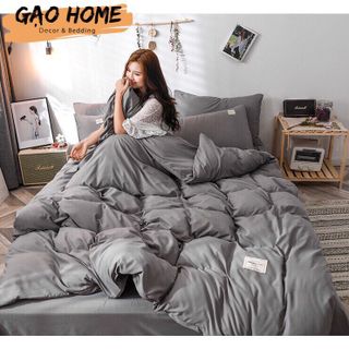 Bộ Chăn Ga Gối Cotton Tici Mới Nhất Cao Cấp Mềm Mịn CÓ VỎ CHĂN cho phòng trọ, homestay, khách sạn, căn hộ - KIMI DECOR