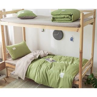 Bộ Chăn Ga Gối Cotton Tici Mới Nhất Cao Cấp Mềm Mịn CÓ VỎ CHĂN cho phòng trọ, homestay, khách sạn, căn hộ - KIMI DECOR