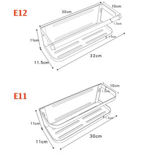 Kệ gắn tường khoan vít, kệ dán tường gia vị nhà bếp