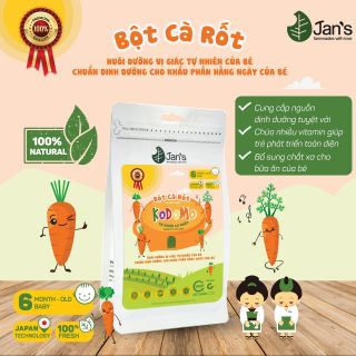 BỘT CÀ RỐT NGUYÊN CHẤT JAN'S