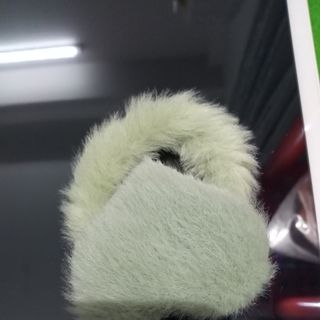 Cột tóc lông mix trái tim