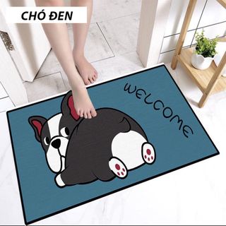Thảm Lau Chân 3D Siêu Thấm Cực Đẹp, Chống Trơn Trượt, Kháng Khuẩn Cho Phòng Tắm, Phòng Bếp, Phòng Khách