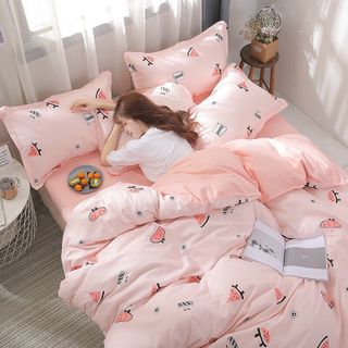 Bộ Chăn Ga Gối Cotton Korea Nhập Khẩu Cao Cấp Mềm Mịn