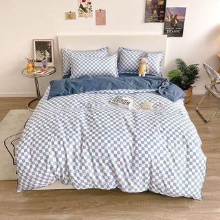 Bộ Set 4 Món Vỏ Chăn Ga Gối Cotton Korea Nhập Khẩu Cao Cấp Mềm Mịn SET VỎ CHĂN CP22