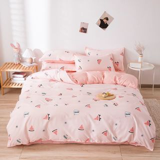 Bộ Set 4 Món Vỏ Chăn Ga Gối Cotton Korea Nhập Khẩu Cao Cấp Mềm Mịn SET VỎ CHĂN CP22