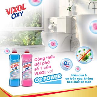 Tẩy Toilet Vixol OXY Thái Lan
