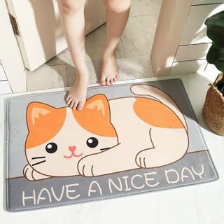 Thảm Lau Chân 3D Cực Đẹp Siêu Thấm, Kháng Khuẩn, Chống Trơn Trượt Cho Phòng Tắm, Phòng Bếp, Phòng Khách