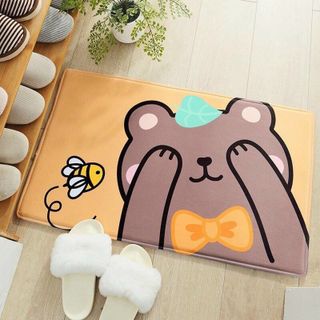 Thảm Lau Chân 3D Cực Đẹp Siêu Thấm, Kháng Khuẩn, Chống Trơn Trượt Cho Phòng Tắm, Phòng Bếp, Phòng Khách