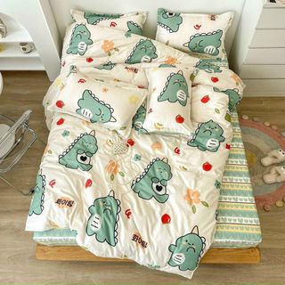 Bộ Chăn Ga Gối Cotton Korea Nhập Khẩu, Drap Giường Đẹp Mới Nhất (SET VỎ CHĂN)