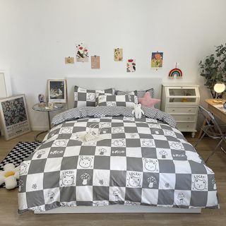 Bộ Chăn Ga Gối Cotton Korea Nhập Khẩu, Drap Giường Đẹp Mới Nhất (SET VỎ CHĂN)