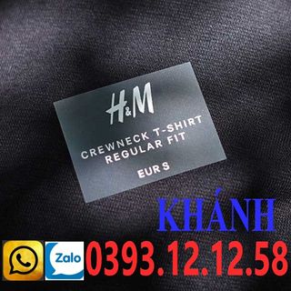 Nhãn ép nhiệt Quần áo