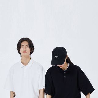 Áo polo trơn form rộng, áo polo trắng Unisex có cổ đẹp chất cotton PLT01 Miucho basic