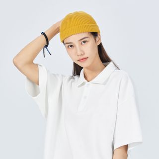 Áo polo trơn form rộng, áo polo trắng Unisex có cổ đẹp chất cotton PLT01 Miucho basic