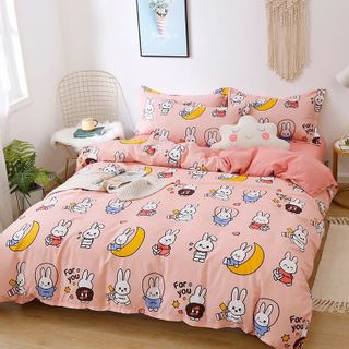 Bộ Ga Giường Và Vỏ Gối Cotton Korea Đủ Kích Thước Trải Nệm 1m4, 1m6, 1m8 Chưa Gồm Chăn CP22