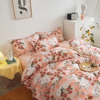 Bộ Ga Giường Và Vỏ Gối Cotton Korea Đủ Kích Thước Trải Nệm 1m4, 1m6, 1m8 Chưa Gồm Chăn CP22