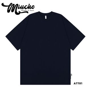 Áo thun trắng trơn tay lỡ form rộng đẹp oversize, áo phông trắng nữ tay lỡ hàn quốc cotton 100% ATT01 Miucho basic tee