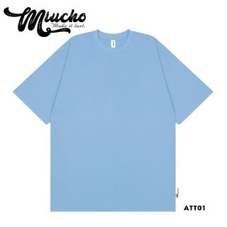 Áo thun trắng trơn tay lỡ form rộng đẹp oversize, áo phông trắng nữ tay lỡ hàn quốc cotton 100% ATT01 Miucho basic tee