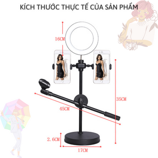 Đèn Livestream Đa Năng 4 Trong 1 Cao Cấp