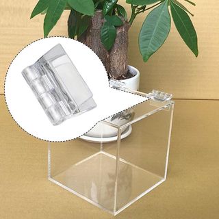 bản lề mica, phụ kiện mica gia công hộp mica, lồng thú cưng