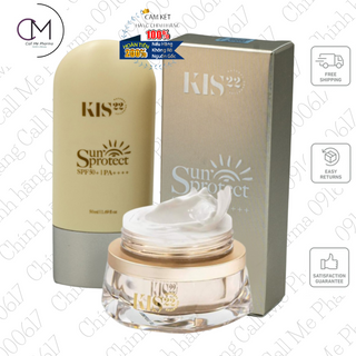 Kem Chống Nắng KIS 22 Sun Protect - Chống tia UV SPF 50+ PA ++++ Hàng Chính Hãng KIS22