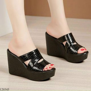 Dép xuồng cao cấp da vân