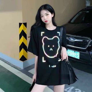 Áo thun in phản quang 7 màu con vật form dưới 70kg may kỹ