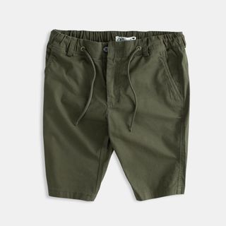 QUẦN KAKI SHORT DÂY KÉO LƯNG BO THUN SANG CHẢNH TRẺ TRUNG
