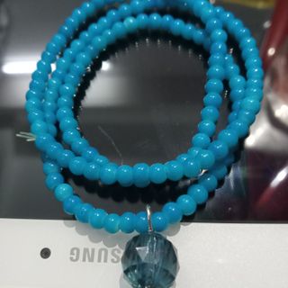 Dây chuyền nữ mẫu mới nhất màu xanh