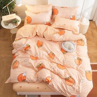 Bộ Chăn Ga Gối Cotton Korea Mát Mềm Mịn Cho Homestay, Khách Sạn, Căn Hộ Dịch Vụ, Đủ Kích Thước Trải Nệm CHƯA GỒM CHĂN - KiMi Decor HCM