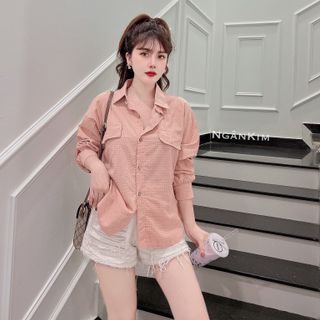 Chuyên sỉ áo sơ mi kẻ caro hai túi nắp Xưởng may YoYo chuyên sỉ thun thái