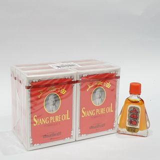 Dầu Gió Đỏ 7CC (Lốc 12 chai) Ông Già Thái Lan Siang Pure Oil Formula I Thái Lan