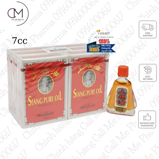 Dầu Gió Đỏ 7CC (Lốc 12 chai) Ông Già Thái Lan Siang Pure Oil Formula I Thái Lan giá sỉ