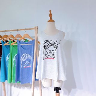 Áo ba lỗ nữ in hình chú gấu chất thun cotton freesize áo tanktop nữ bán chạy